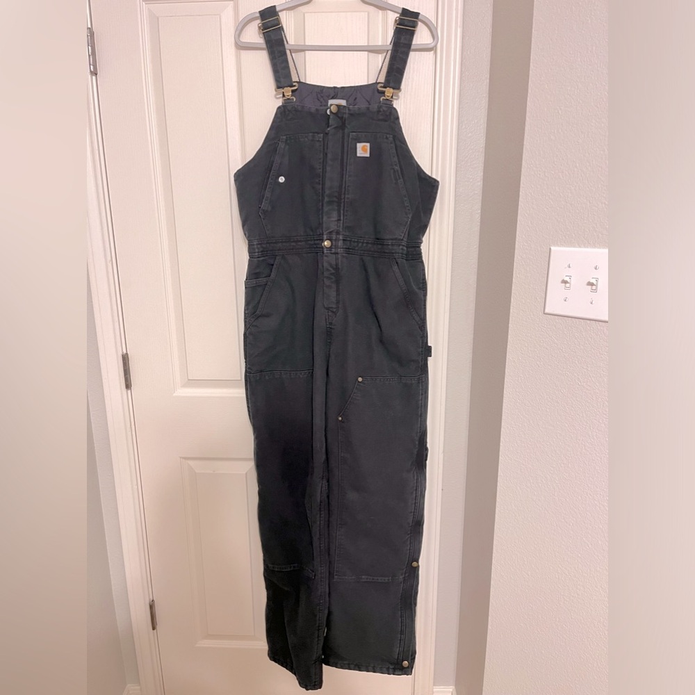 Carhartt women’s bib overalls insulated